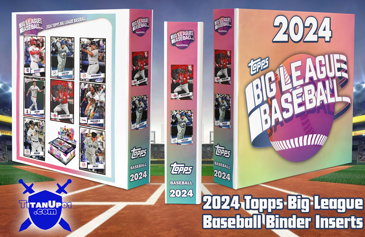 2024 Topps Big League Baseball Cards Binder Inserts