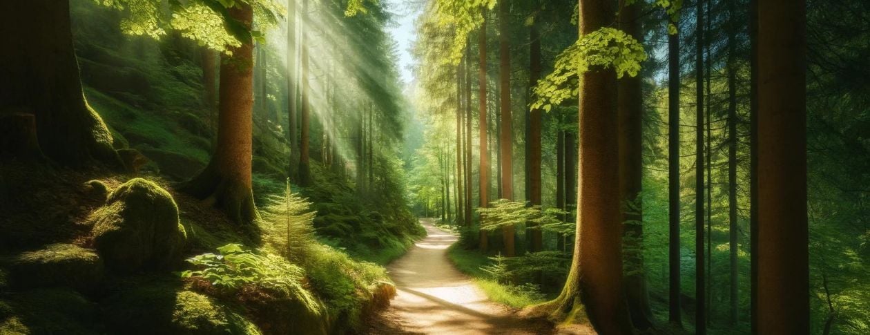 Explore this serene nature hiking pathway nestled within a lush green forest, an ideal setting for rejuvenation and healing. Featured in our 8-week trauma recovery program, this tranquil pathway encourages participants to connect with nature, promoting de