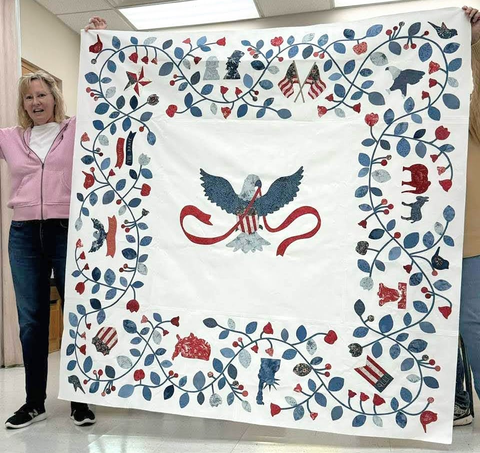 Patriotic quilt pattern