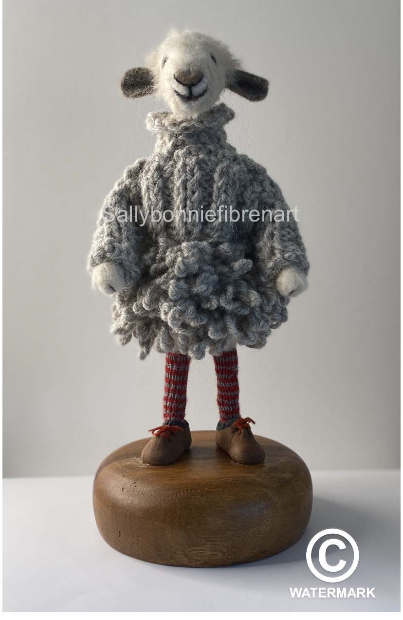 Elsie Sheep Needle Felting: Digital Workshop