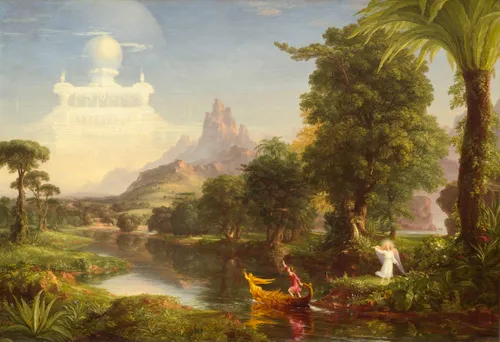Thomas Cole a Voyage of Life