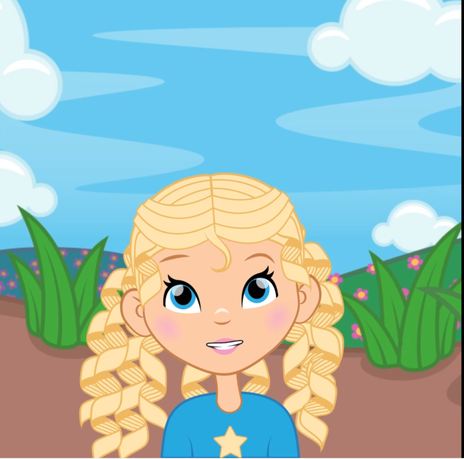 Girl is an avatar of BookSurfing owner. Welcoming and making the presentation of eshop.