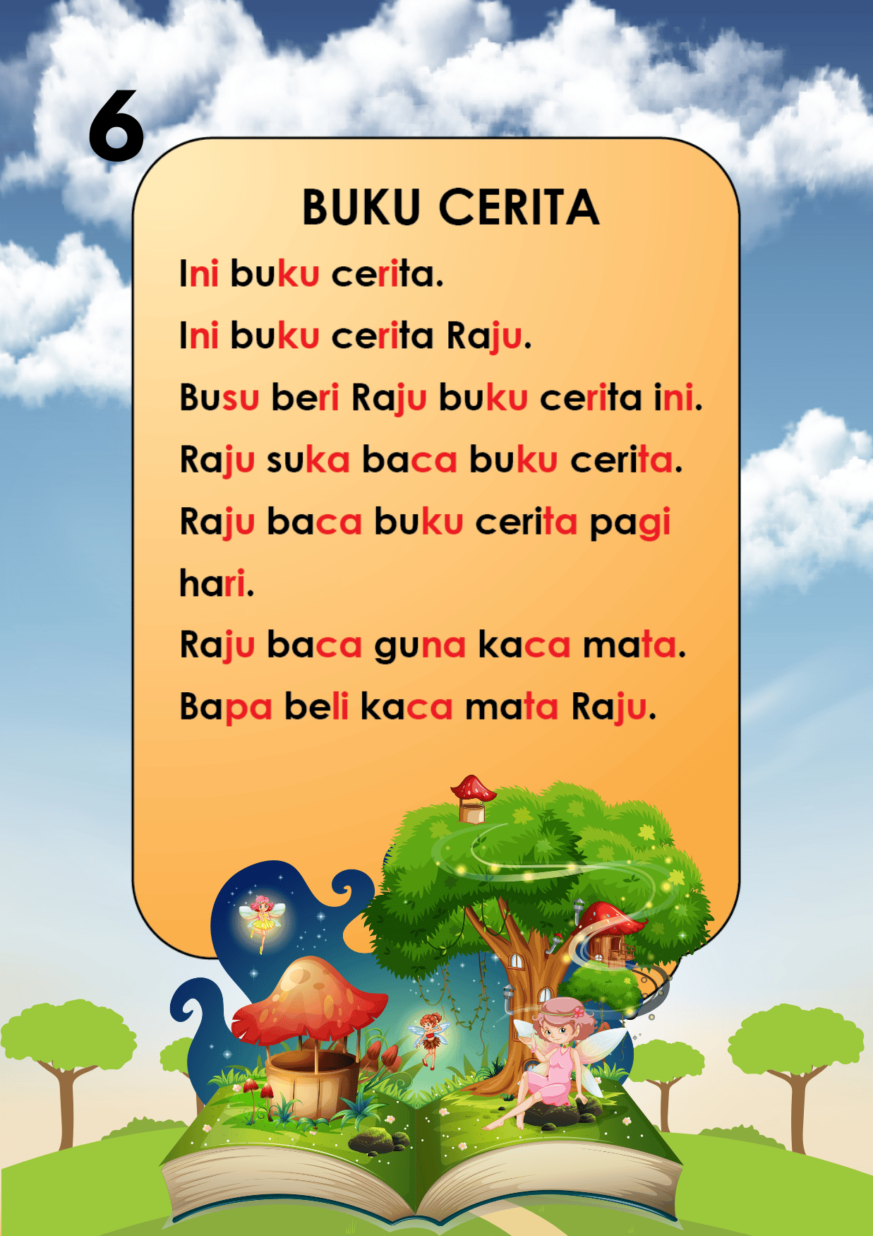 BACAAN PRASEKOLAH - MAHIR MEMBACA (EBOOK)