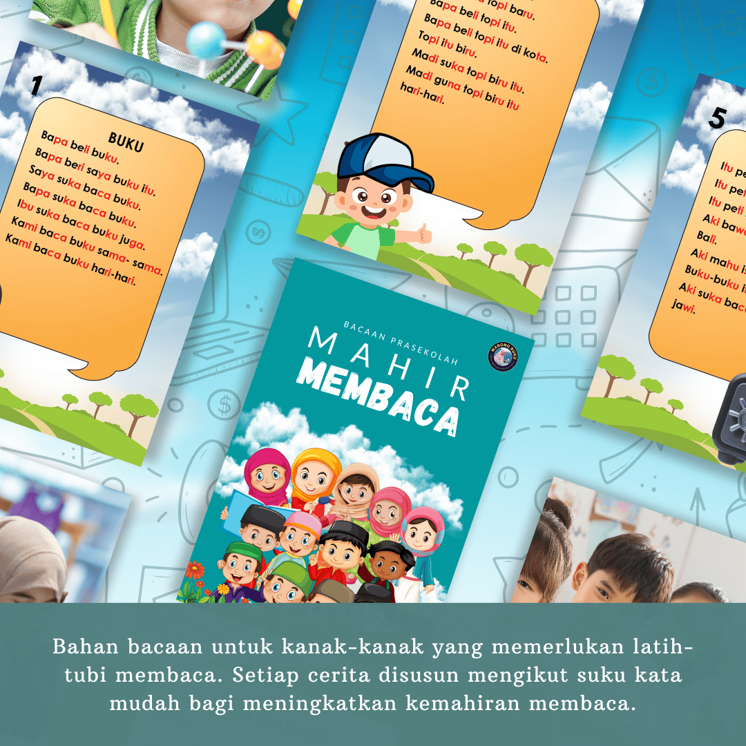 BACAAN PRASEKOLAH - MAHIR MEMBACA (EBOOK)