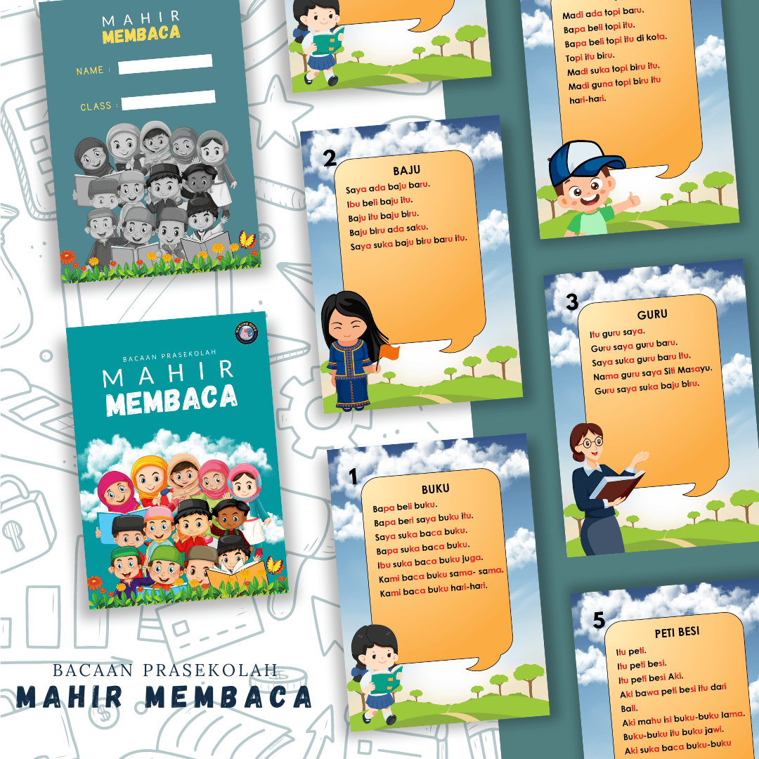 BACAAN PRASEKOLAH - MAHIR MEMBACA (EBOOK)