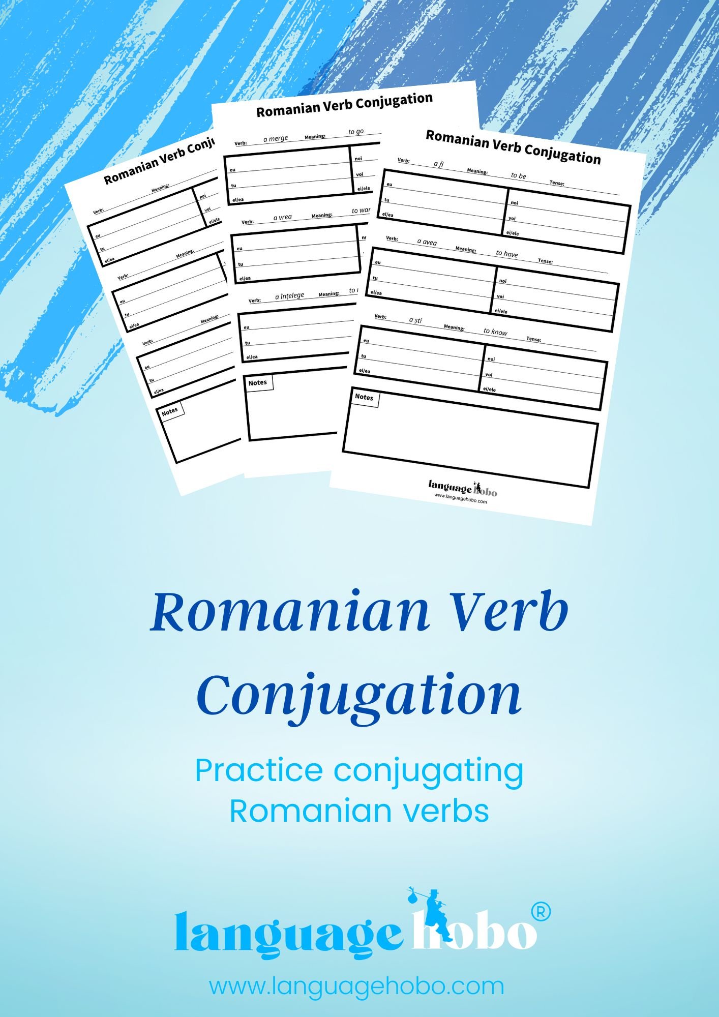 Romanian Verb Conjugation Practice Worksheets [PDF Download] - Payhip