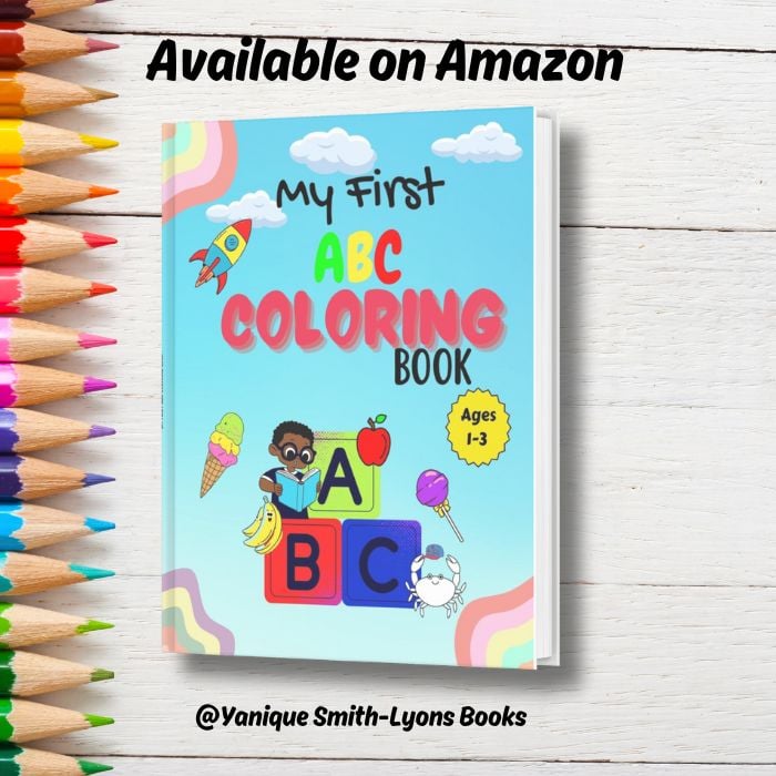 My First ABC Coloring Book by Yanique Smith-Lyons available on Amazon