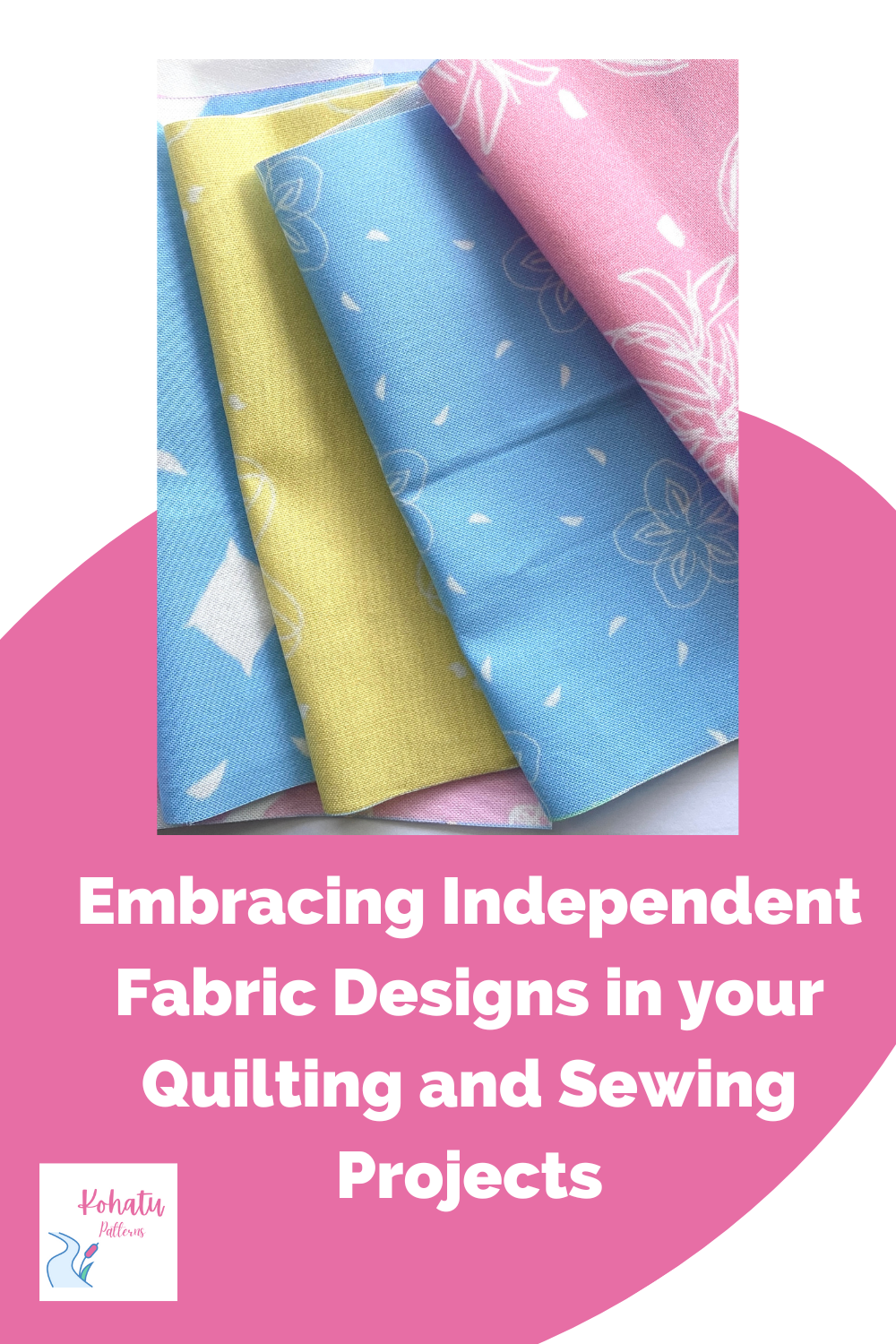This blog post discusses the merits of supporting independent fabric designers on platforms like Spoonflower over fabrics from the big box fabric stores.