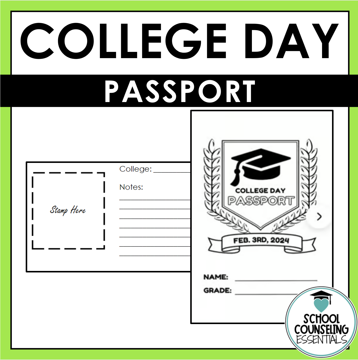 College Day Passport - Payhip