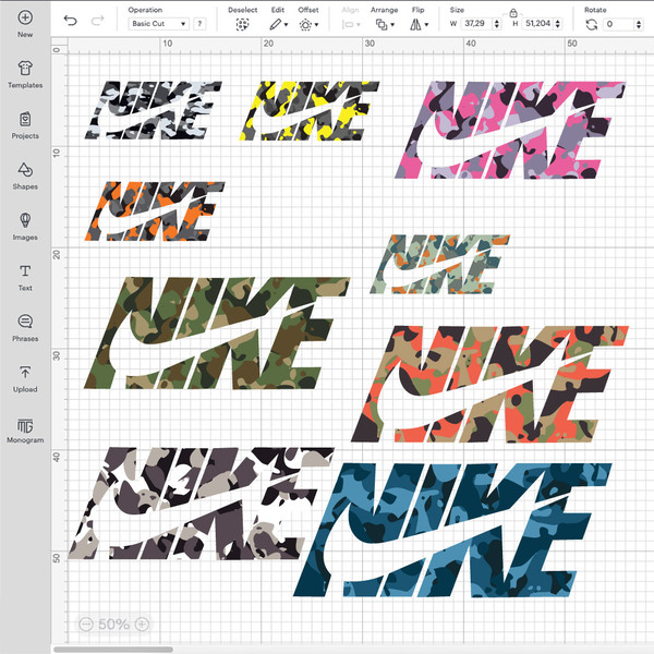 Nike svg vector bundle just do it cricut tshirt swoosh