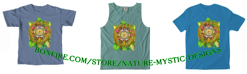 Multiple styles: T shirts, sweatshirts, tank tops plus fabric and color options by Dianne Keast  Visit my store front here ... Bonfire.com/Store/Nature-Mystic-Designs