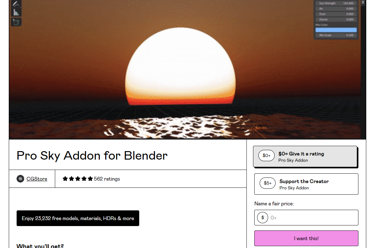 physical starlight and atmosphere addon free download