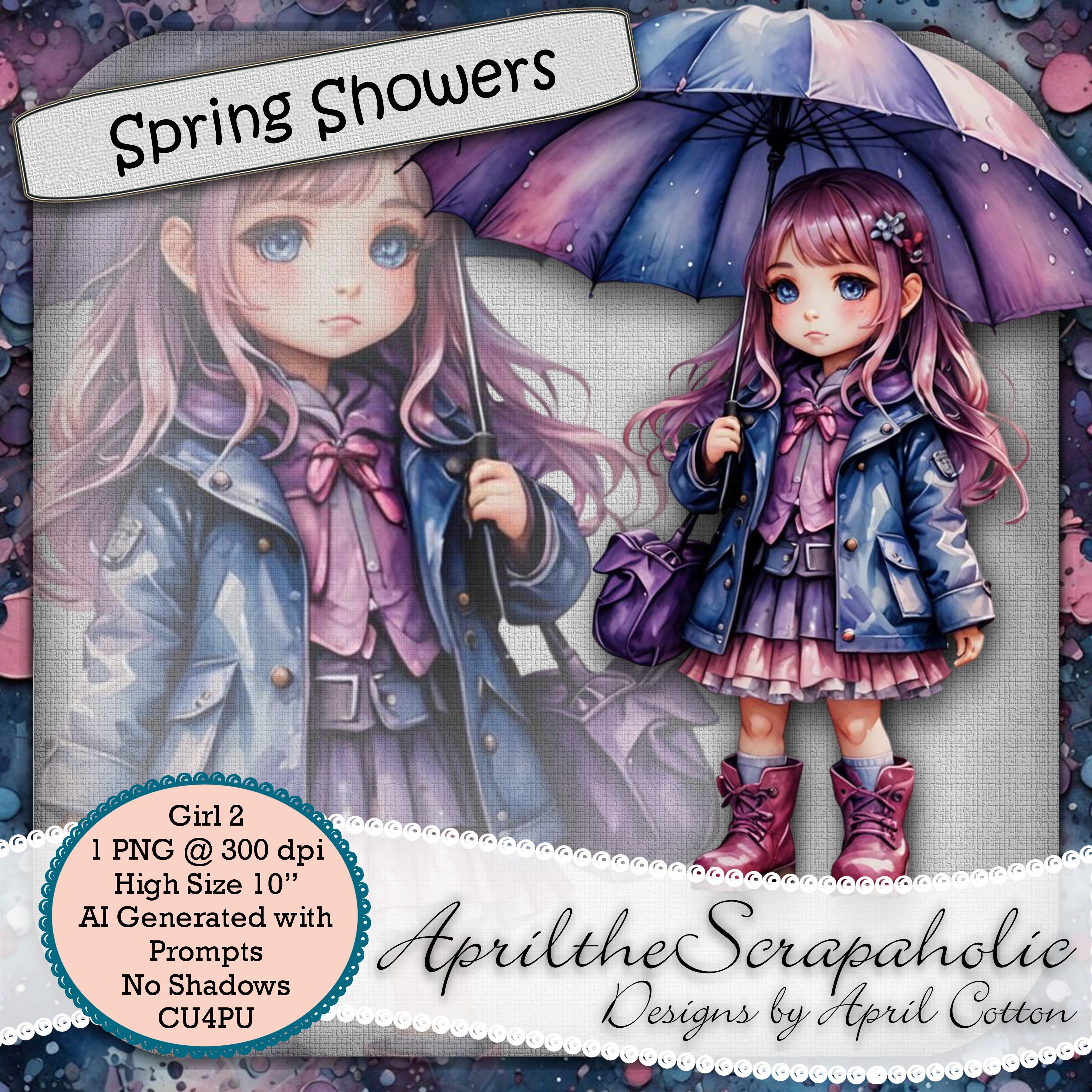 Spring Showers - Girl 2 - AICU - Payhip