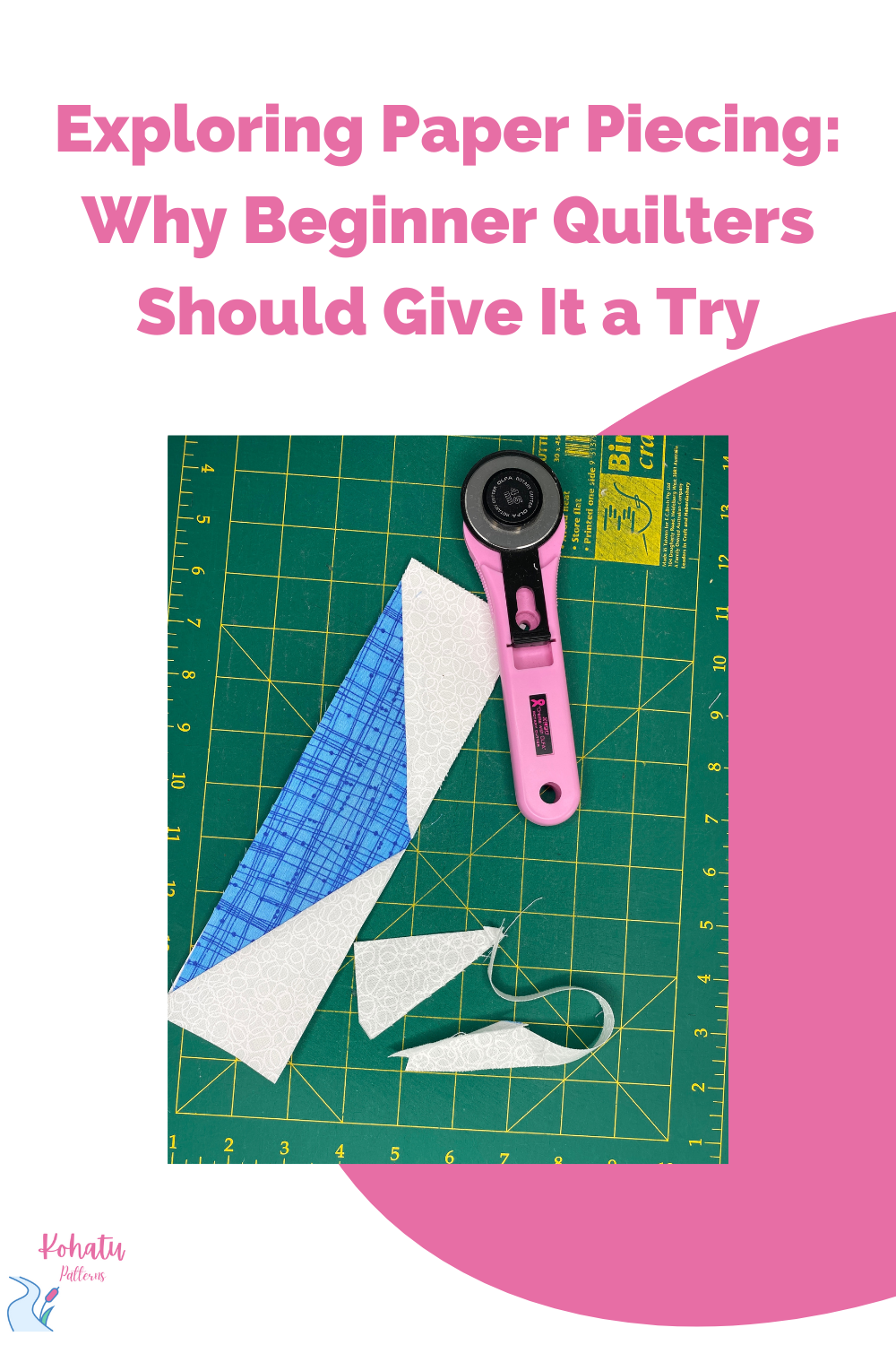 If you are learning to quilt and want to make a fun quilt, paper piecing might be the best method to try as a beginner!