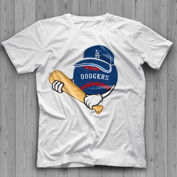 los angeles dodgers svg cricut vector baseball tshirt