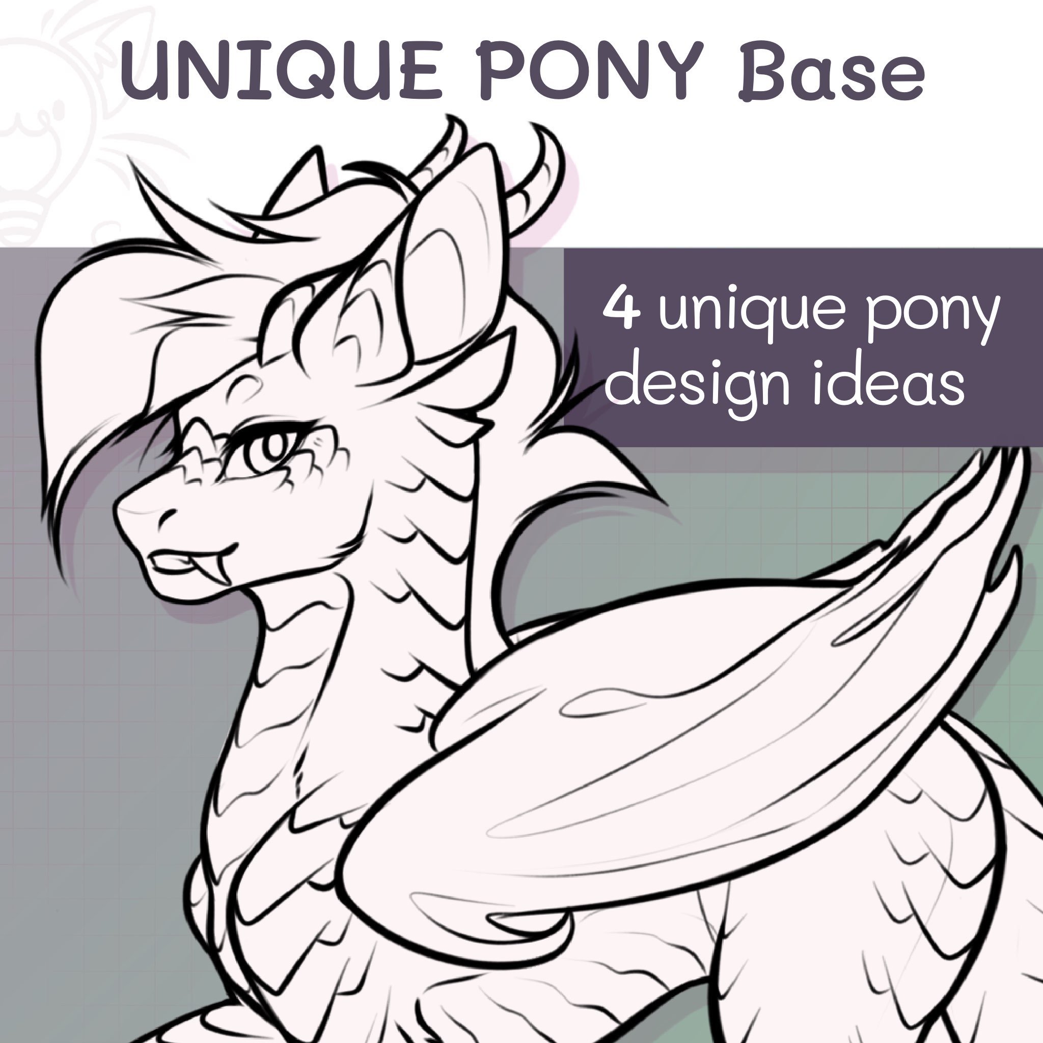 Unique Pony Base (MLP) - Payhip