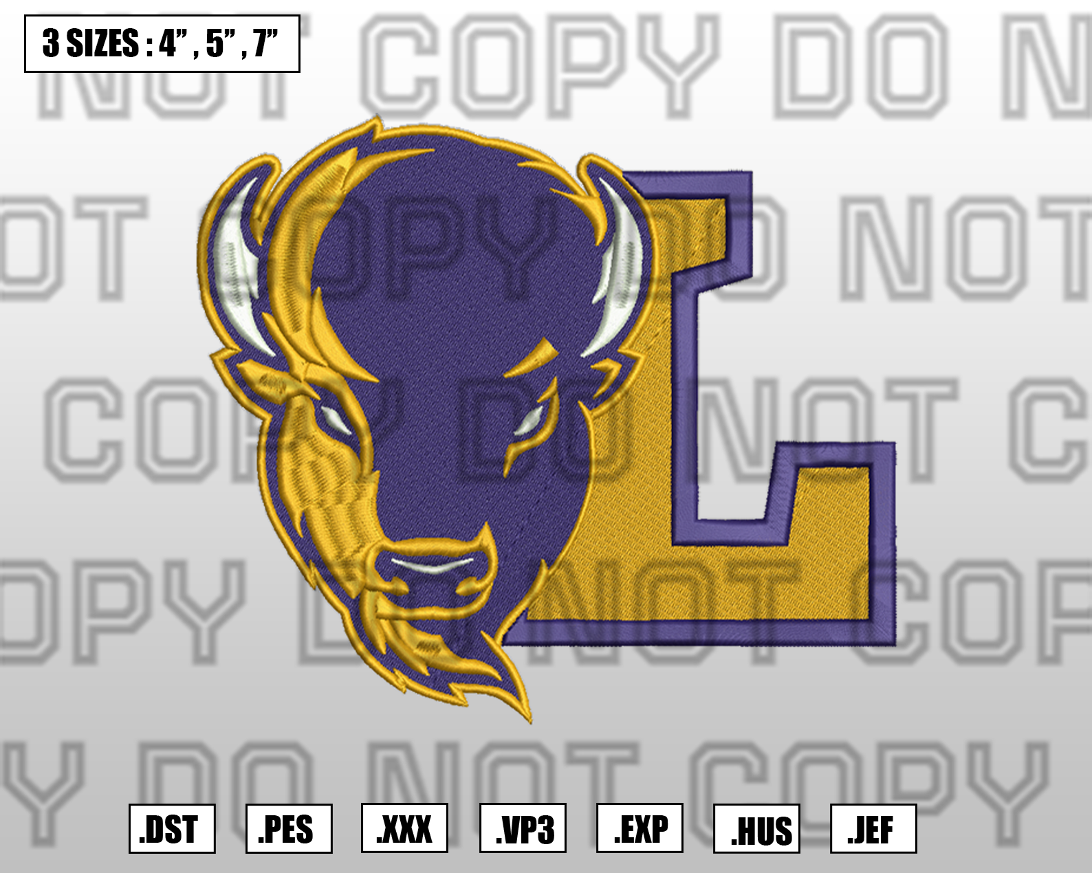Lipscomb Bisons Primary Logo Tank Top - White