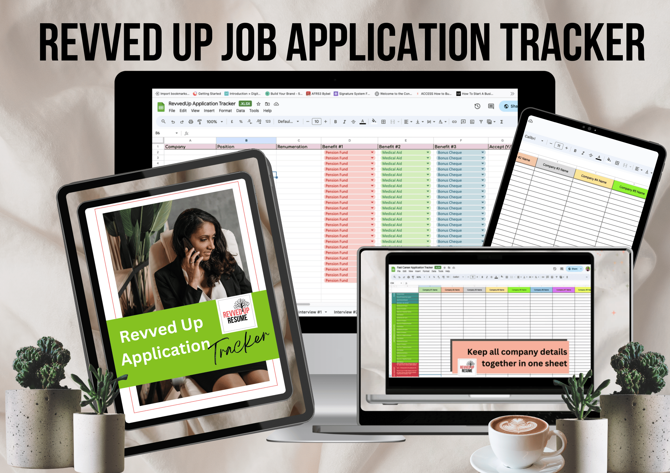 RevvedUp Job Application Tracker | Job Search Planner | Interview ...