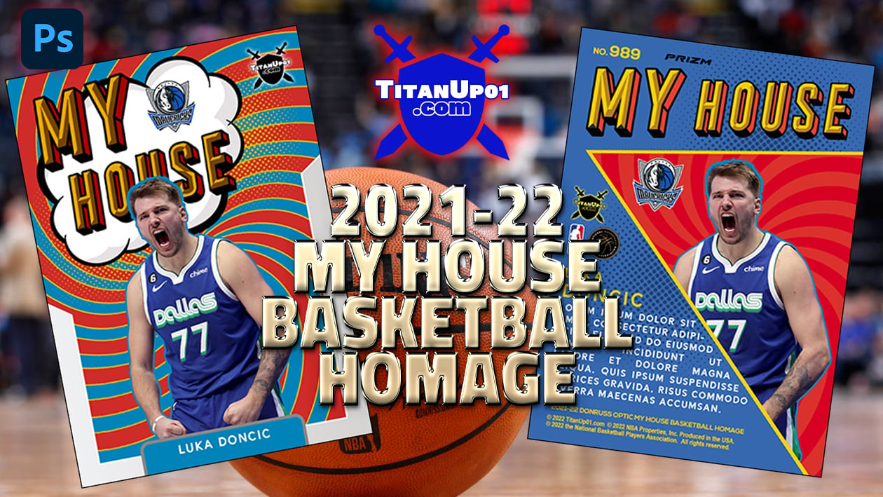 2021-22 My House Basketball Homage Photoshop PSD Templates