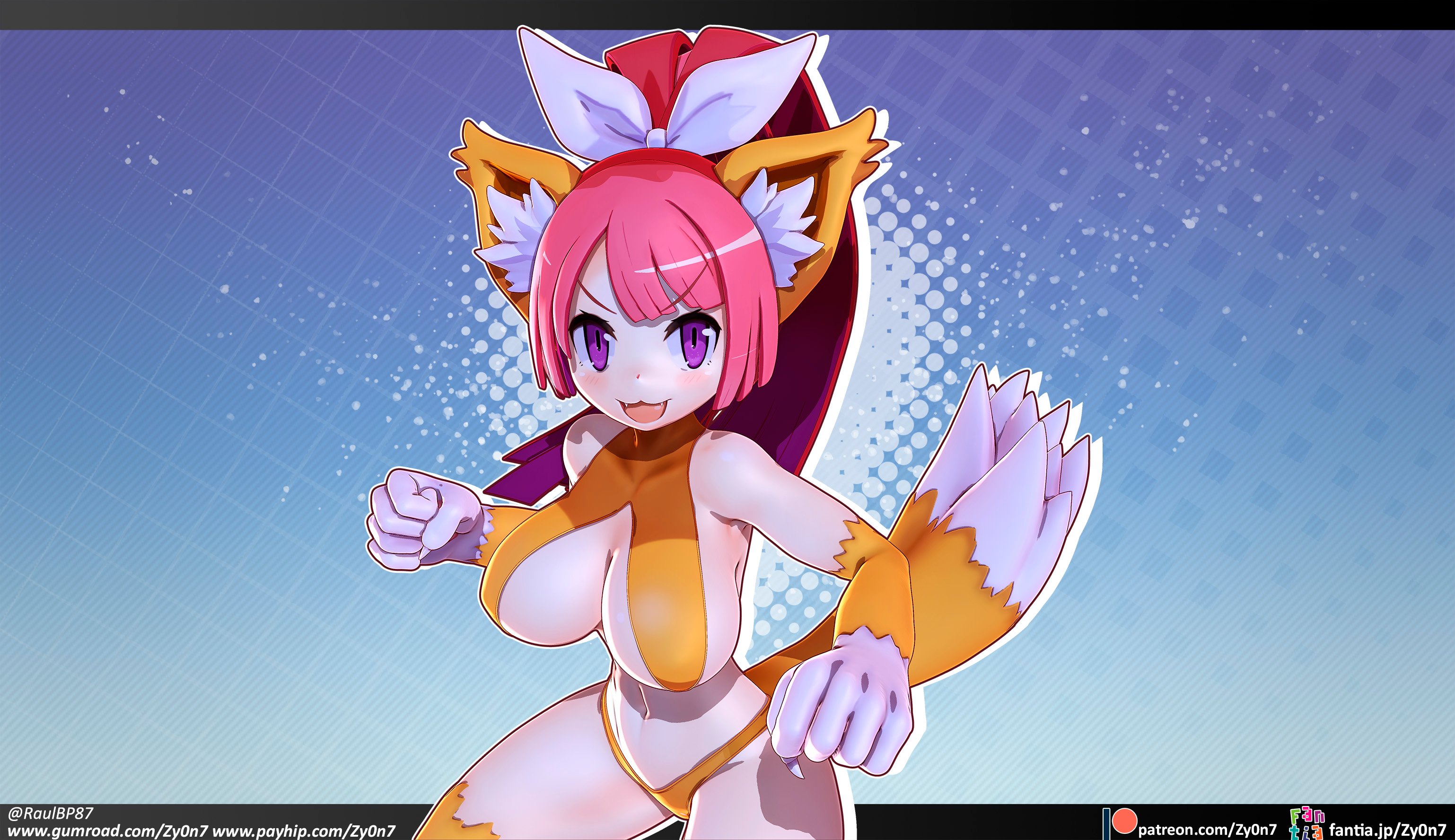 Nekomata render, 3d print & 3d model set ( .sfm&vrchat; avatar&blend;*) -  Payhip