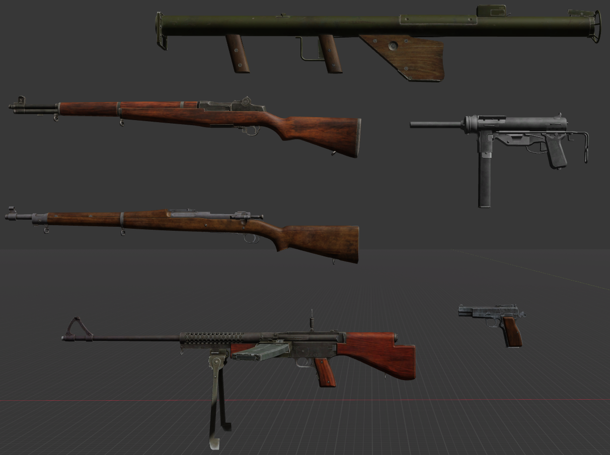 WW2 US Infantryman Gun Pack - Payhip