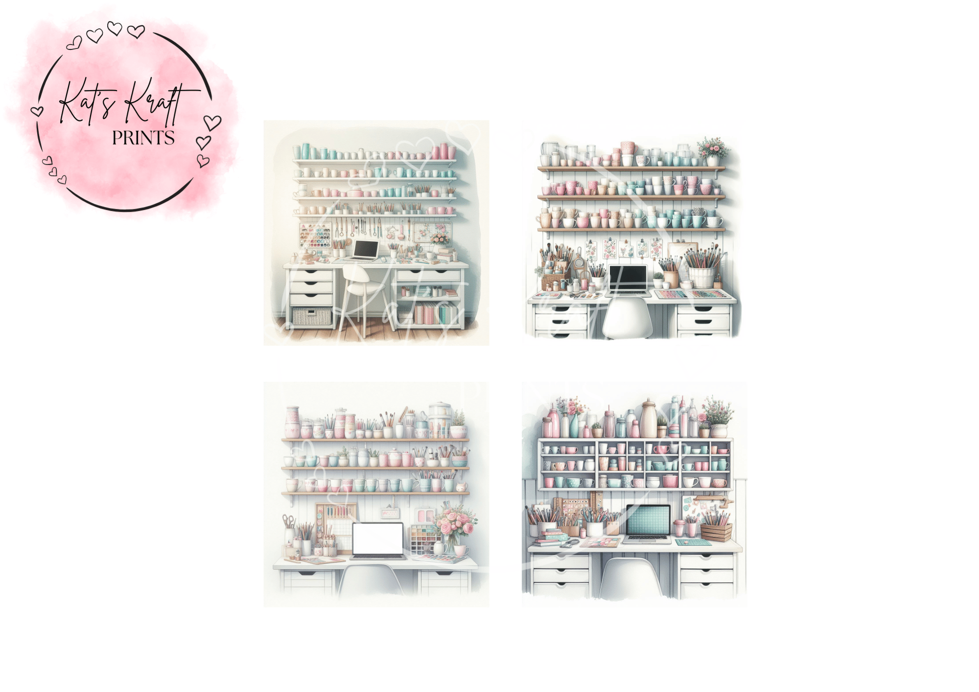 The craft rooms background bundle - Payhip