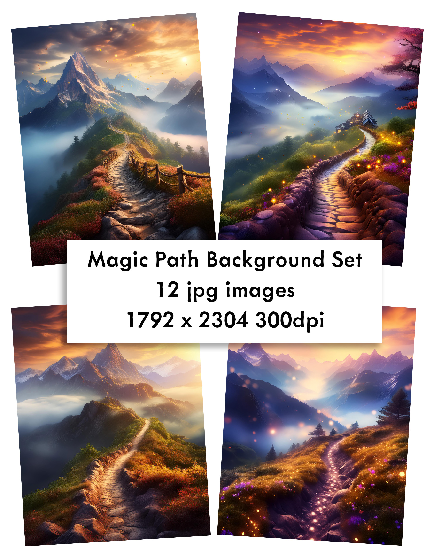 Magic Path Backgrounds - Payhip