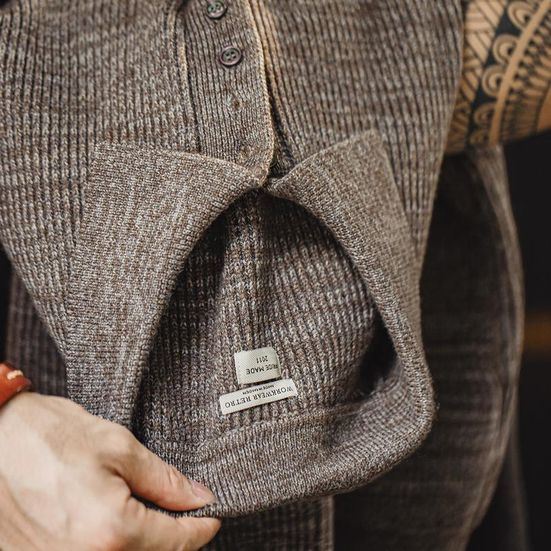 Classic Knitted Polo Sweater