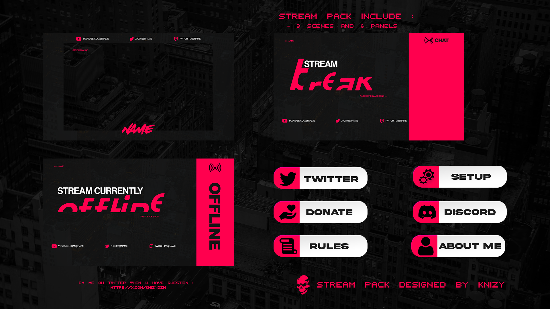 STREAM PACK OVERLAY TEMPLATE - Payhip