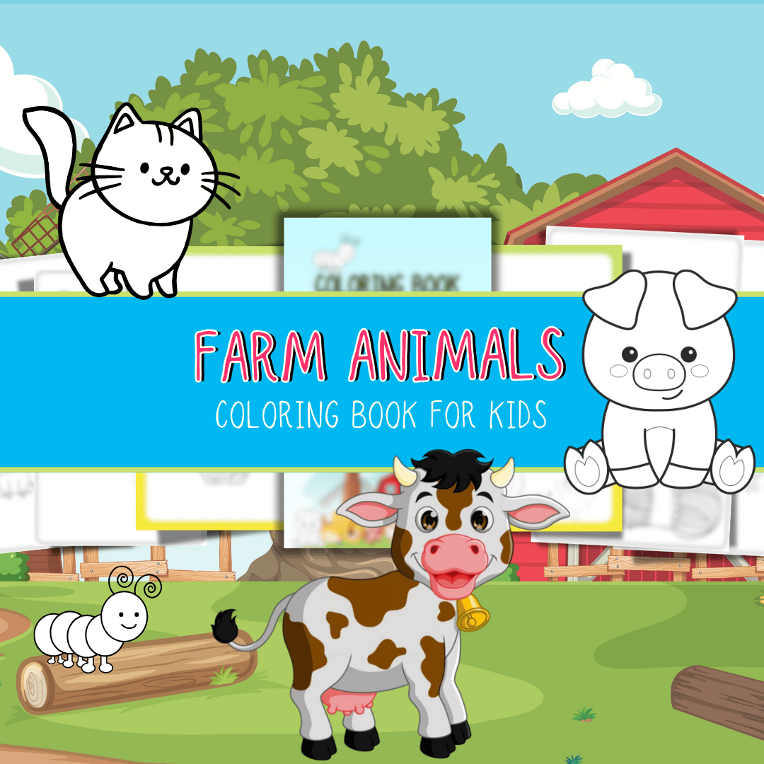 farm animals coloring book