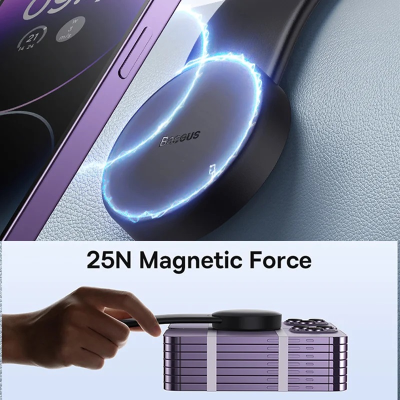 Baseus C02 Bendable Magnetic Car Phone Holder Flexible Mount