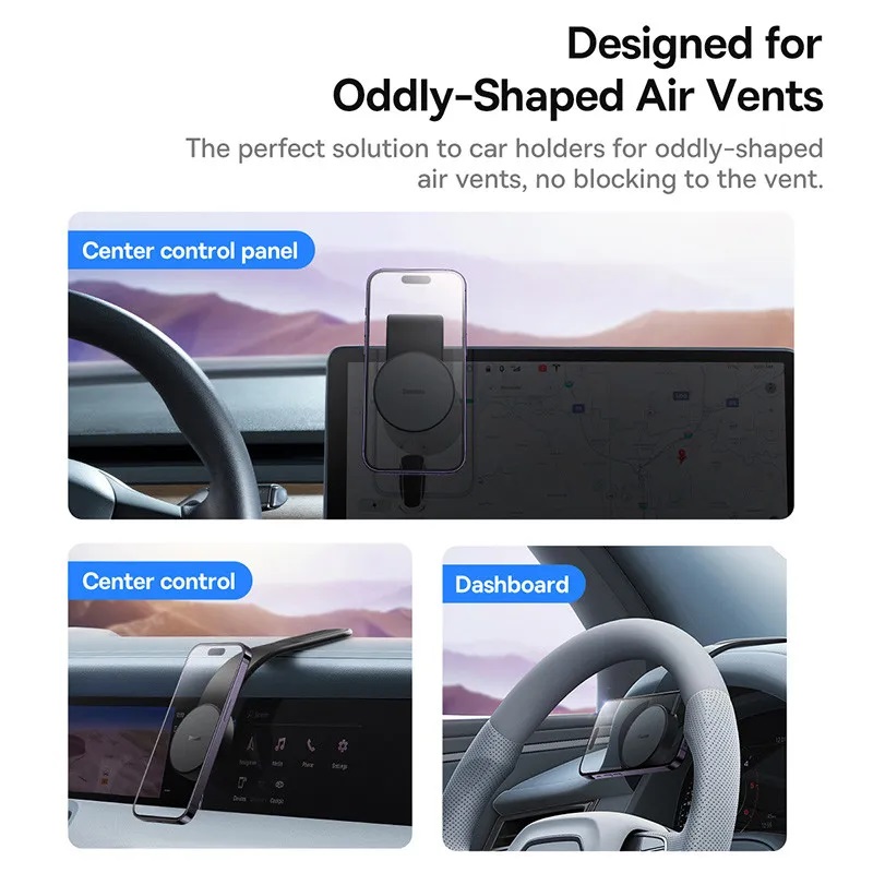 Baseus C02 Bendable Magnetic Car Phone Holder Flexible Mount