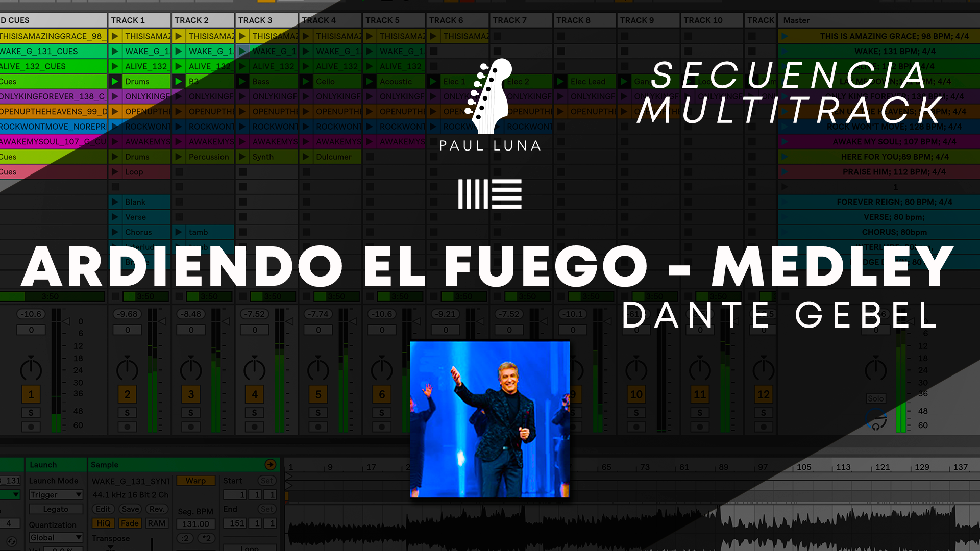 Ardiendo el Fuego Medley - Dante Gebel - Multitrack