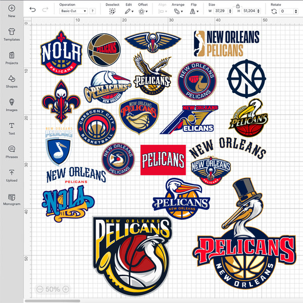 New Orleans Pelicans NBA Logo Basketball Pelican Team colors Navy, gold, and red Emblem Branding Crescent City svg vector cricut