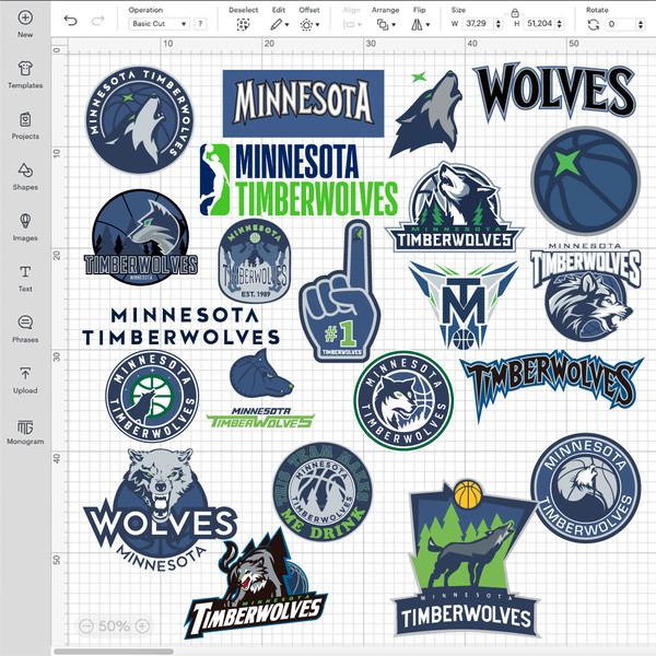 Minnesota Timberwolves NBA Logo Basketball Timberwolf Team colors Blue and green Emblem Branding Howling wolf svg cricut vector