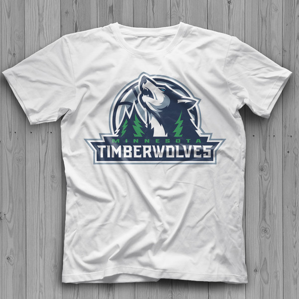 Minnesota Timberwolves NBA Logo Basketball Timberwolf Team colors Blue and green Emblem Branding Howling wolf svg cricut vector