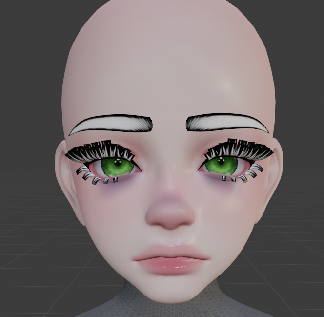 Tired/sick amelia head texture!
