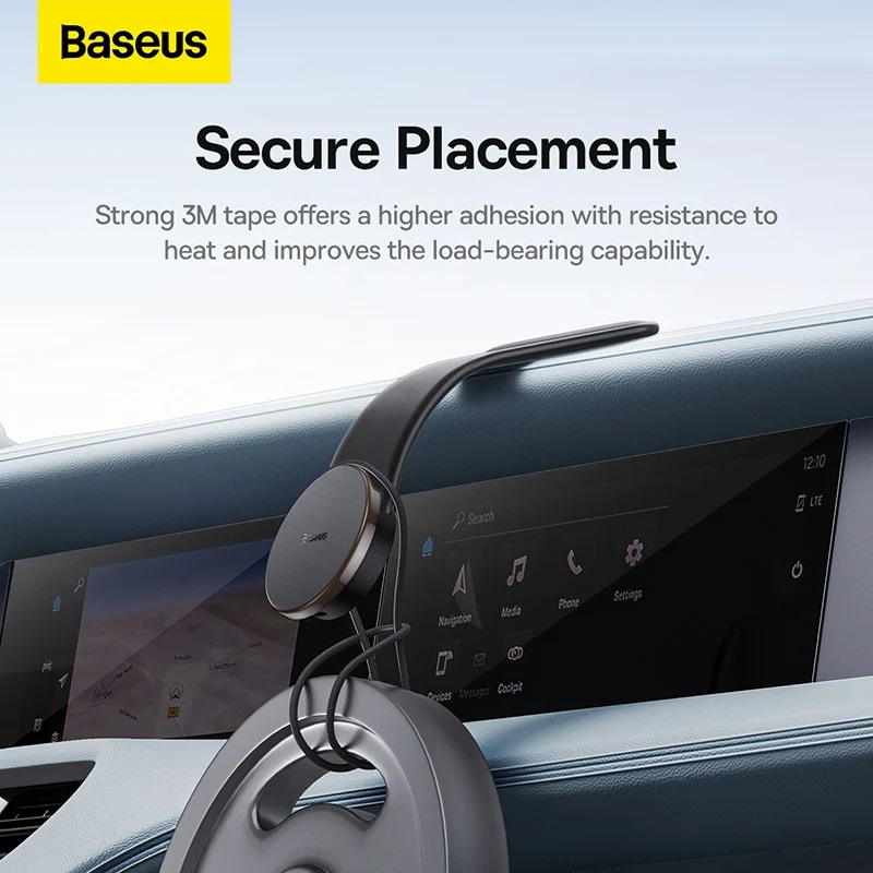 Baseus C02 Pro Bendable Magnetic Car Phone Holder Wireless Charging