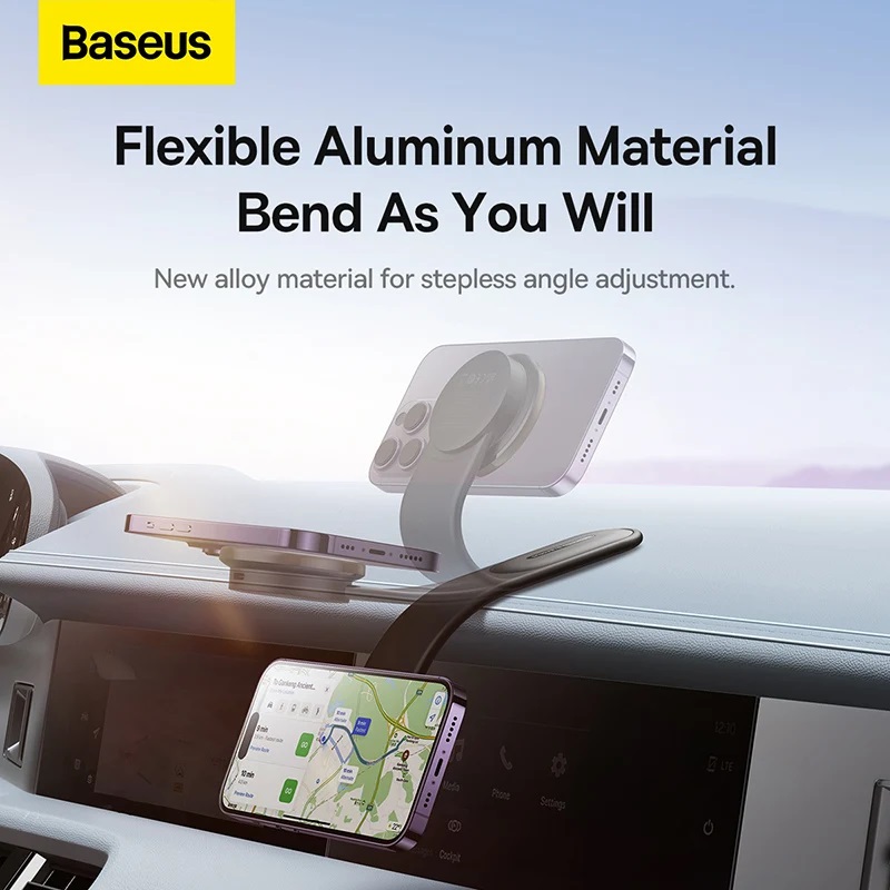 Baseus C02 Pro Bendable Magnetic Car Phone Holder Wireless Charging