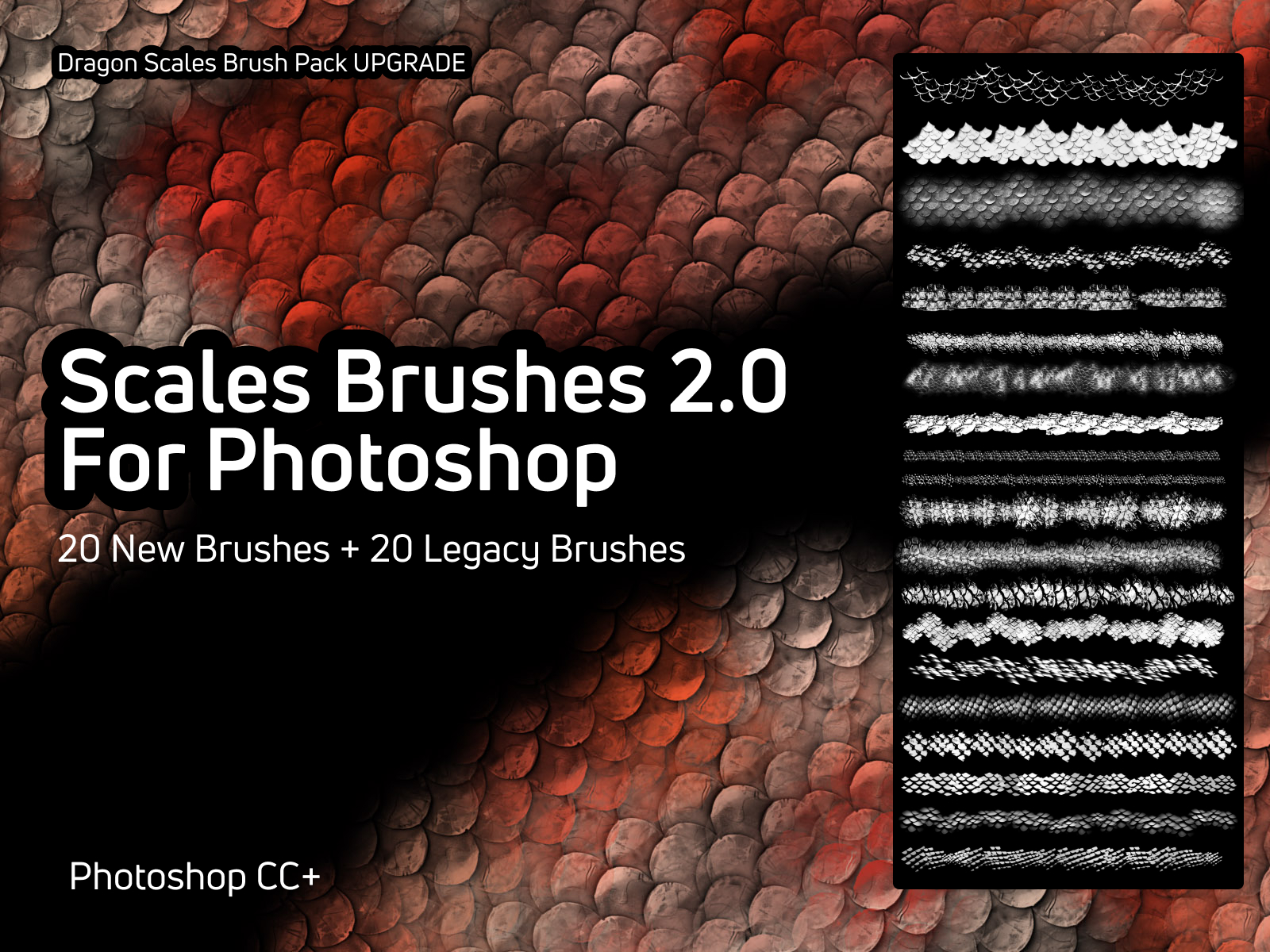 [Photoshop CC] Scales brushes 2.0 - Payhip