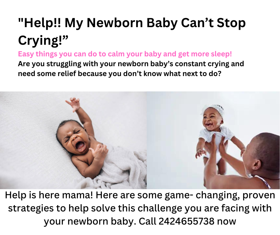 "Help my newborn can't stop crying"