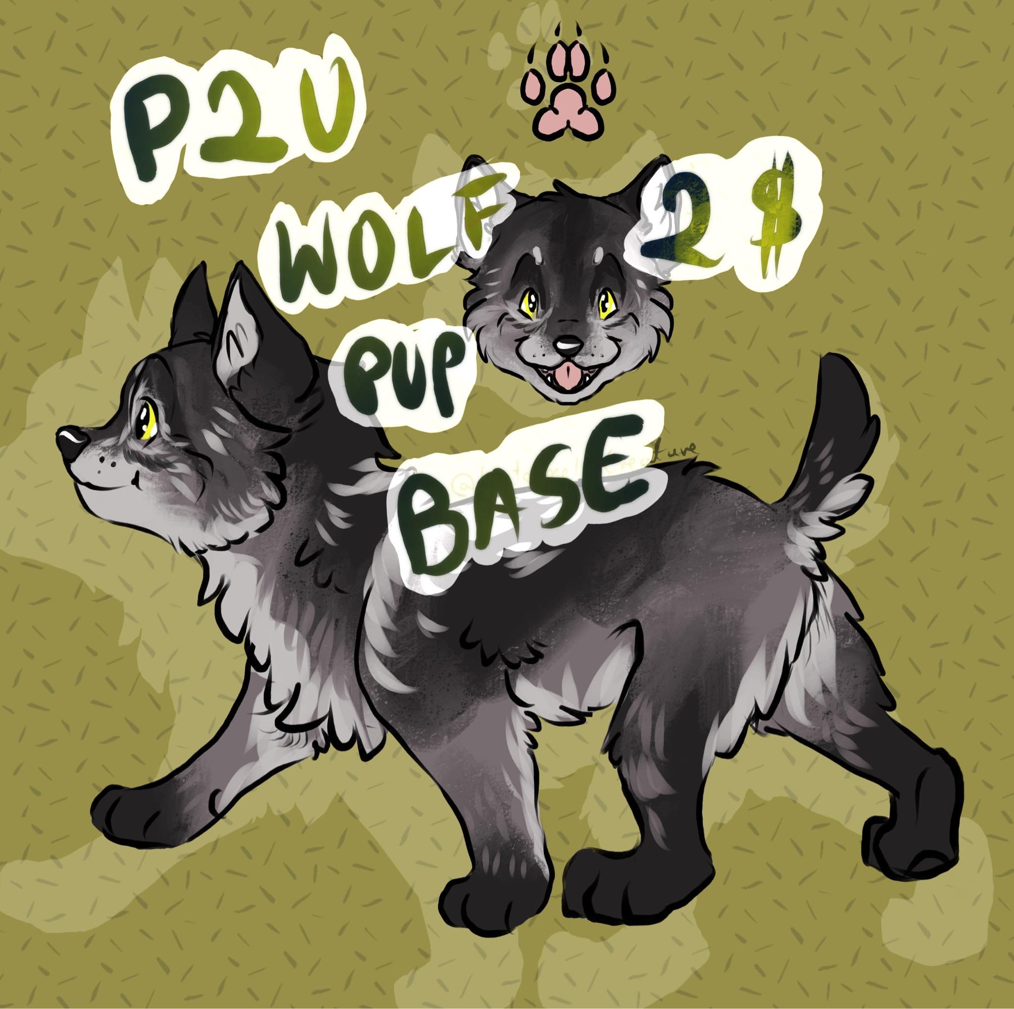 P2U Wolf Pup Base - Payhip
