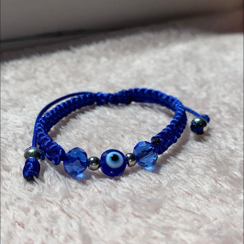 Jewel String Evil Eye String Bracelet - Payhip