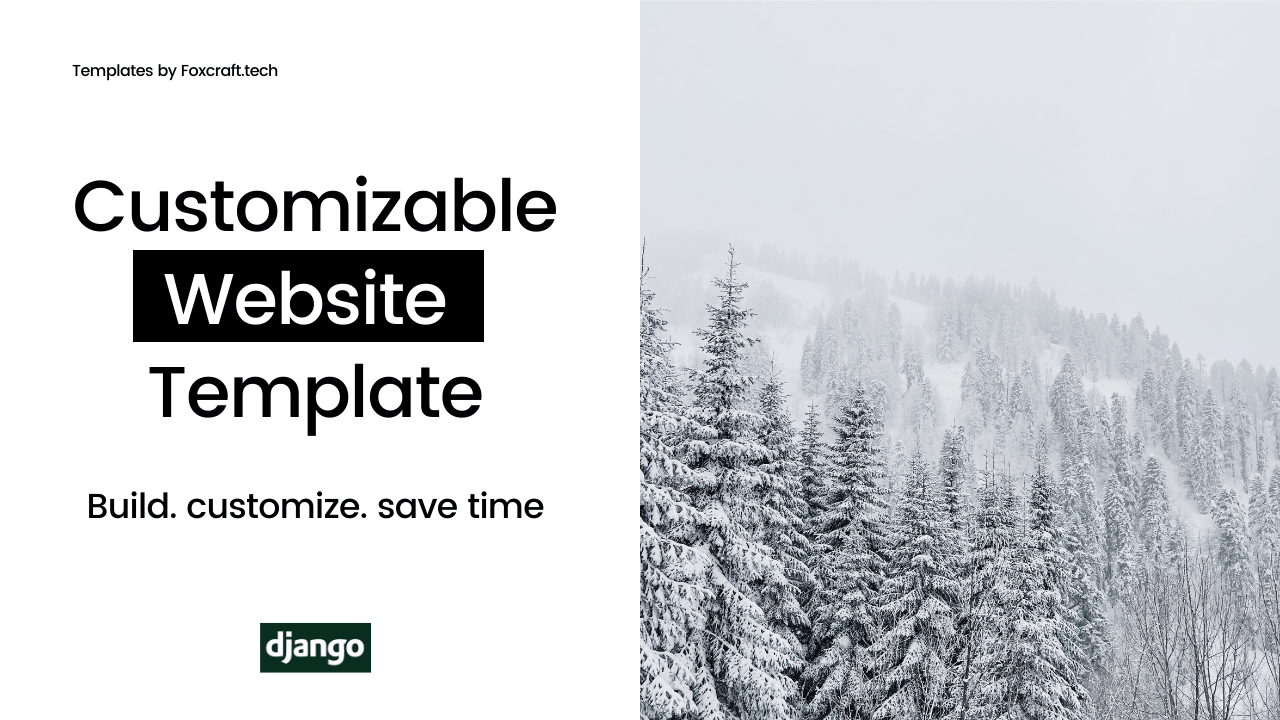 FoxCraft - Django website templates