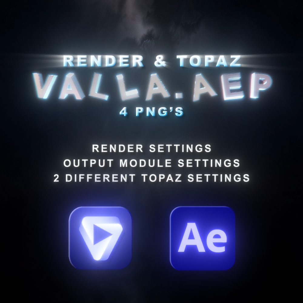 RENDER & TOPAZ SETTINGS - Payhip