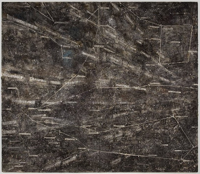 Anselmn Kiefer painting that inspired Omphalos