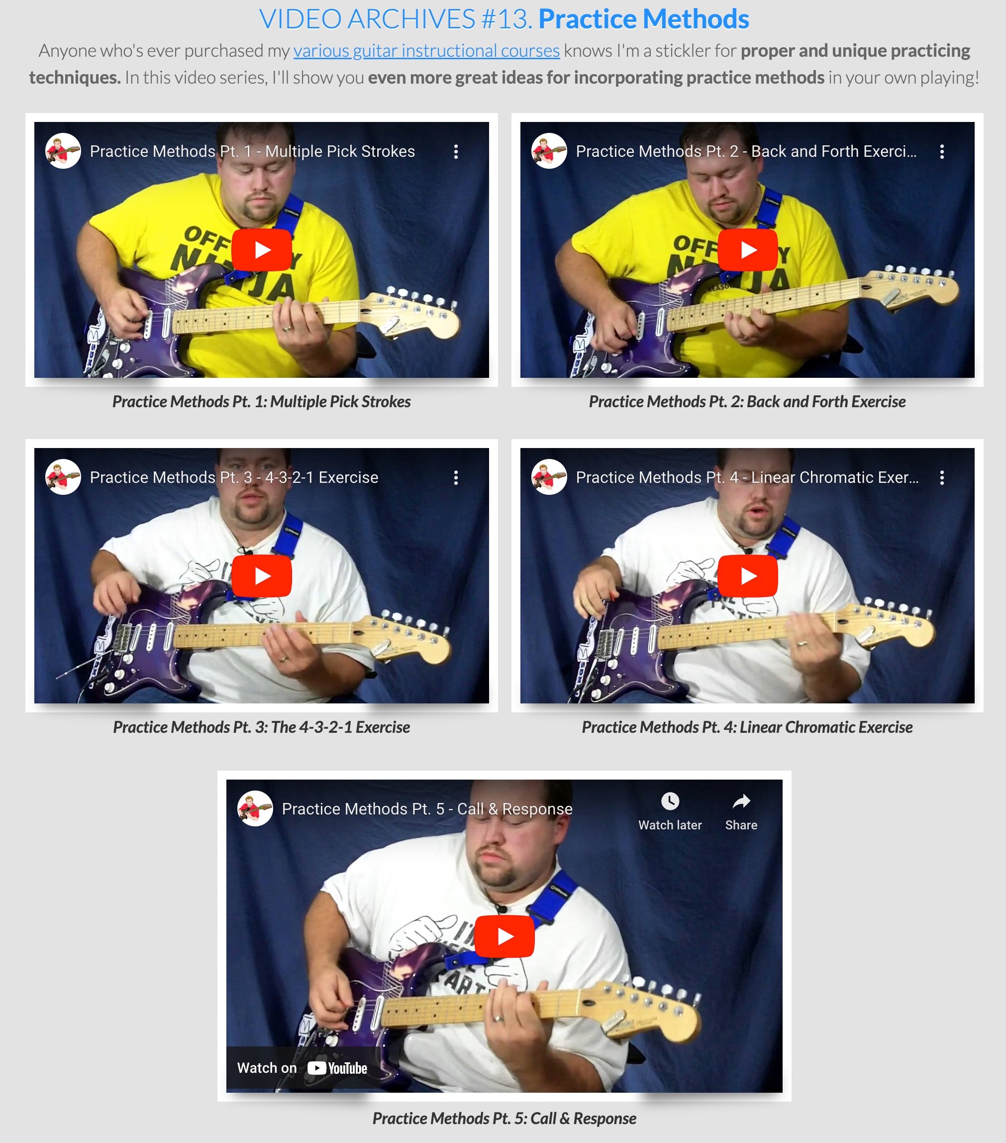 👨🏻‍🏫 Effective Practice Methods for Guitar 👨🏻‍🏫 - Payhip