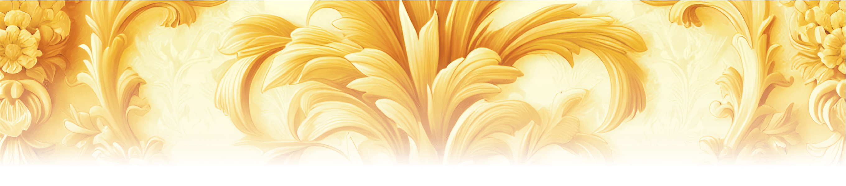 Vintage Damask Pattern in shades of Yellow