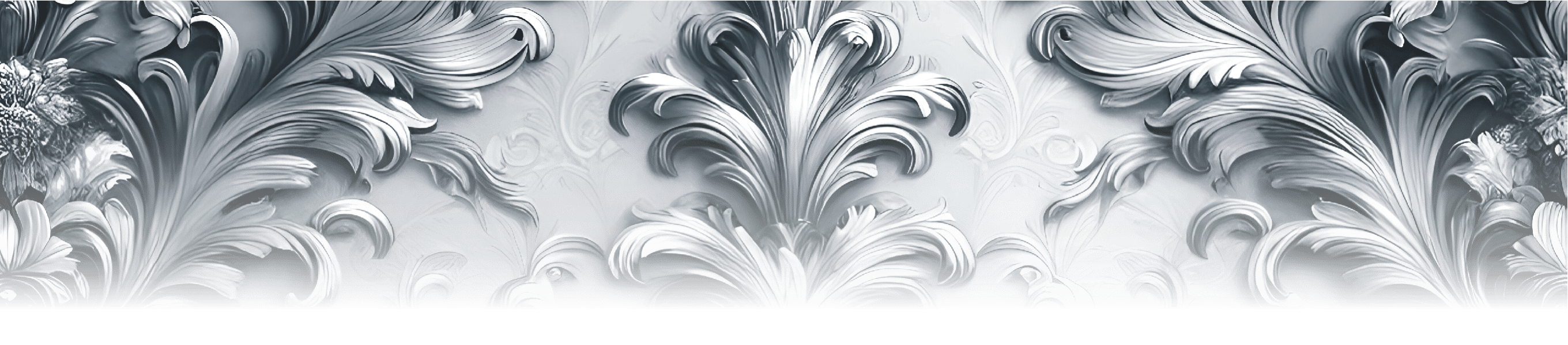 Decorative Antique Silver Damask Pattern