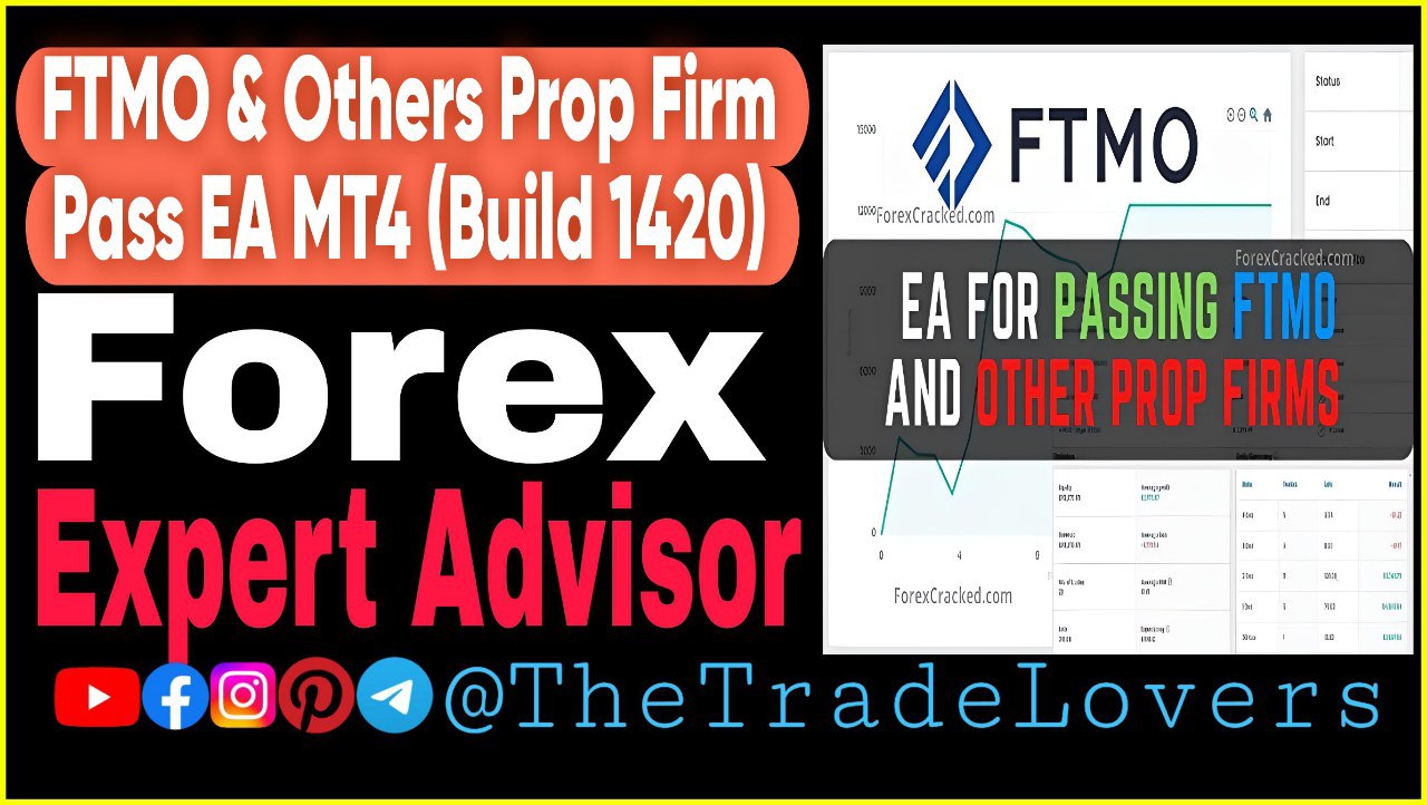 FTMO EA Passing Pack MT4 with SetFiles (Platform Build 1420) | Forex Robot | MT4 Expert Advisor